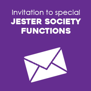 Invitation to special Jester Society Functions
